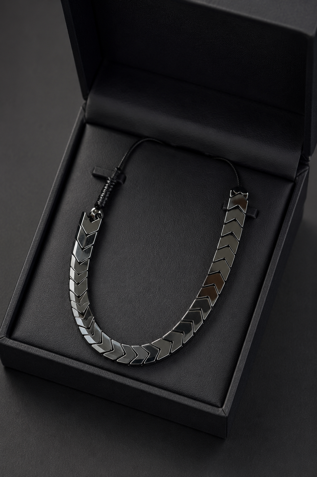 Obsidian V-Link Bracelet