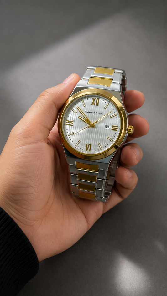 Universe Point Classic Two-Tone Luxury Watch