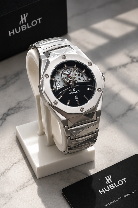 Hublot Diamond Cut Classic Fusion Skeleton Watch