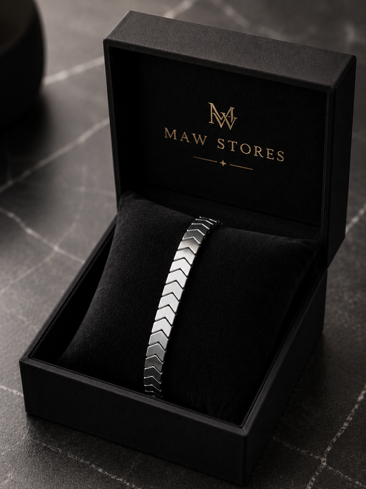 Obsidian V-Link Bracelet