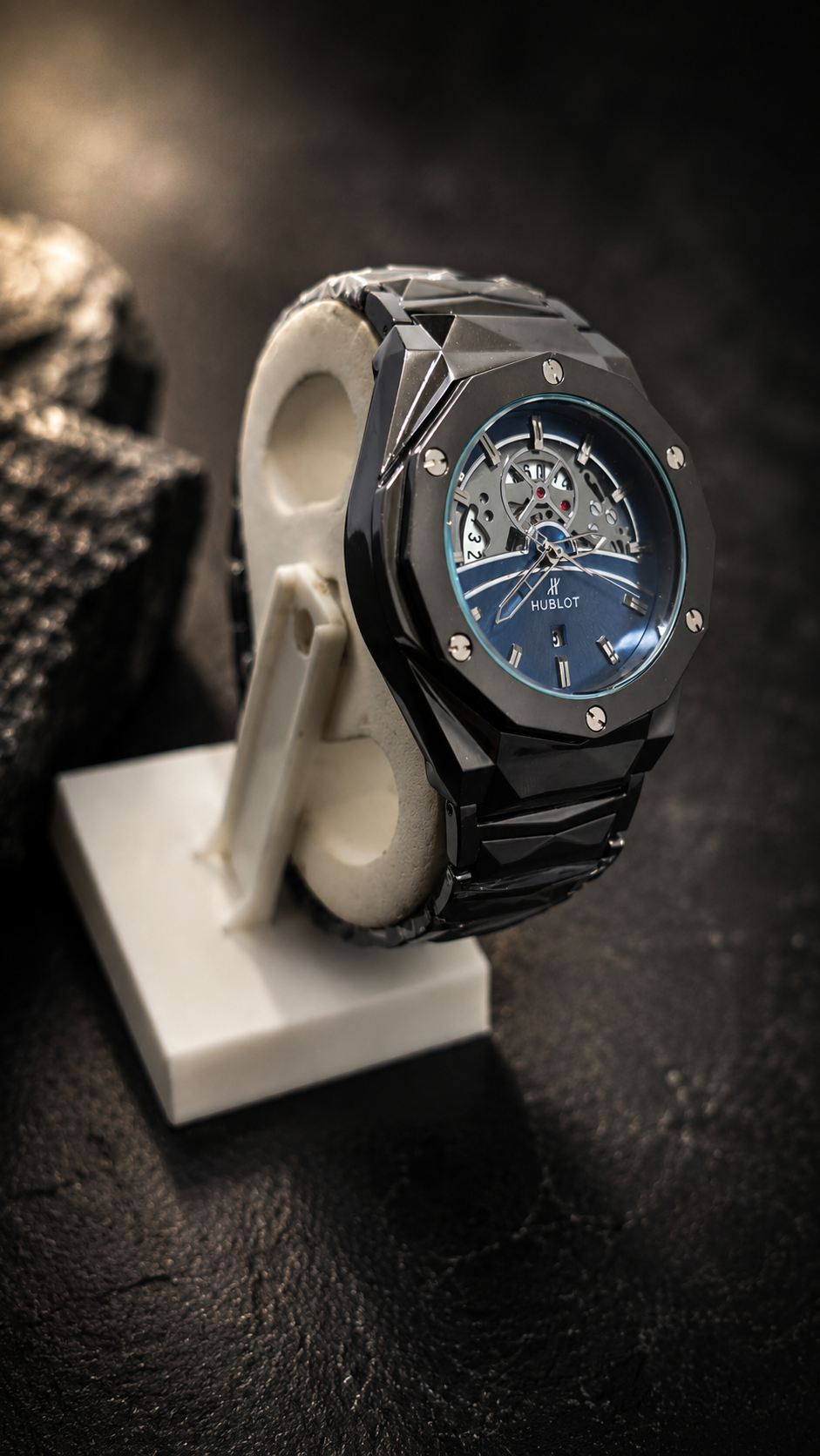 Hublot Diamond Cut Classic Fusion Skeleton Watch