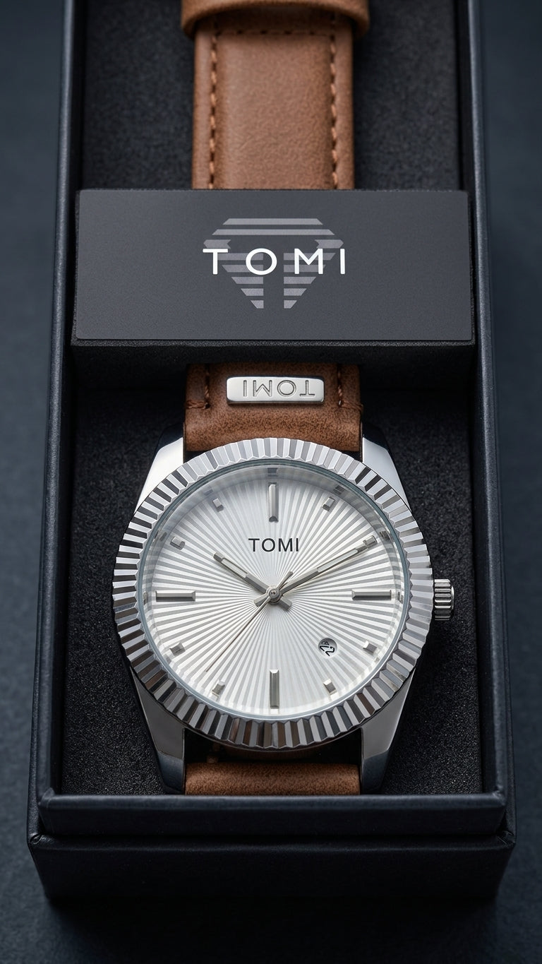 Tomi Rose Gold Classic/Silver Elegance Watch